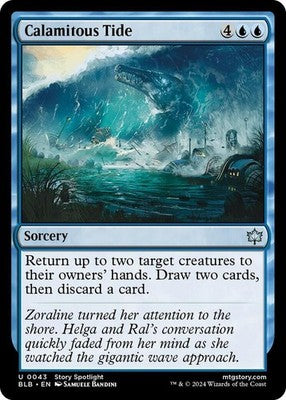 Calamitous Tide BLB 43 NM Magic: The Gathering