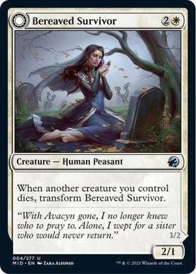 Bereaved Survivor // Dauntless Avenger MID 4 LP Magic: The Gathering