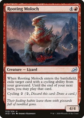 Rooting Moloch IKO 133 NM Magic: The Gathering