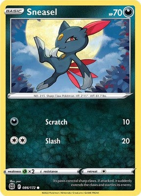 Sneasel 086/172 SWSH09: Brilliant Stars Pokémon TCG