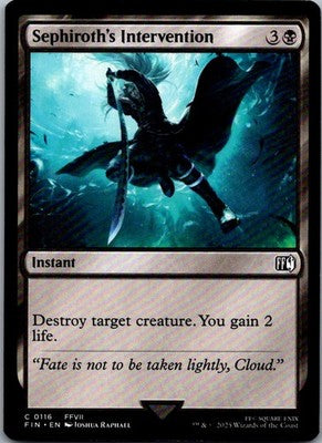 Sephiroth's Intervention 116 Common FINAL FANTASY Magic: The Gathering Near Mint