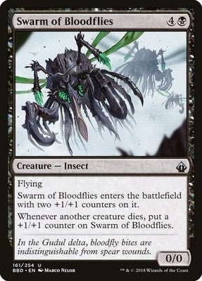 Swarm of Bloodflies BBD 161 NM Magic: The Gathering