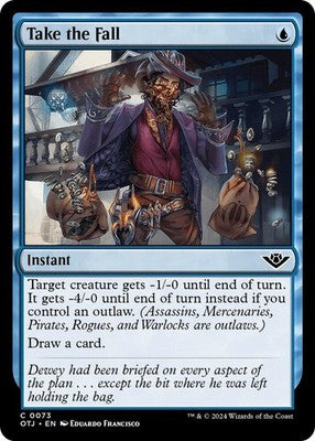 Take the Fall OTJ 73 NM Magic: The Gathering