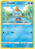 Chewtle 080/264 SWSH08: Fusion Strike Reverse Holofoil Pokémon TCG