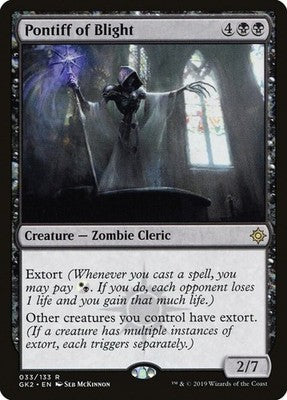 Pontiff of Blight GK2 33 NM Magic: The Gathering