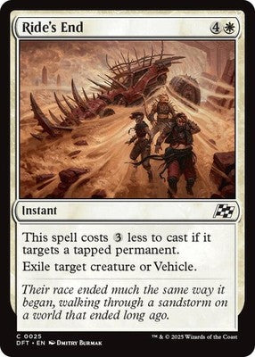 Ride's End DFT 25 NM Magic: The Gathering