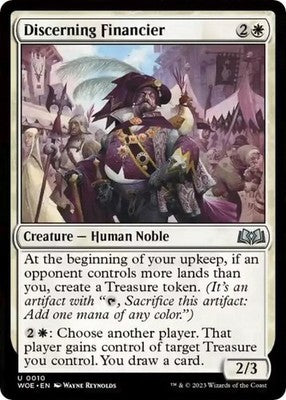 Discerning Financier WOE 10 NM Magic: The Gathering