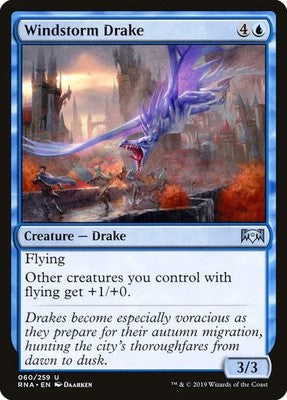 Windstorm Drake RNA 60 NM Magic: The Gathering