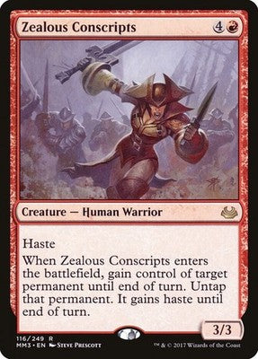 Zealous Conscripts MM3 116 NM Magic: The Gathering