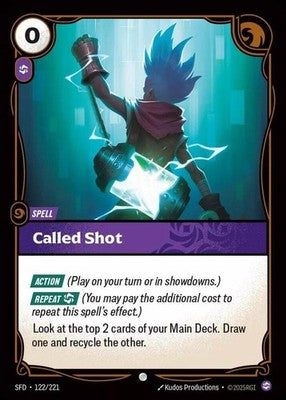 Called Shot 122/221 Spiritforged Riftbound: League of Legends