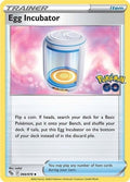 Egg Incubator 066/078 Pokemon GO Pokémon TCG