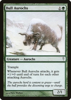 Bull Aurochs CSP 107 LP Magic: The Gathering