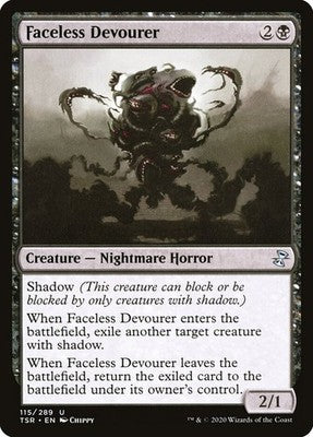 Faceless Devourer TSR 115 NM Magic: The Gathering