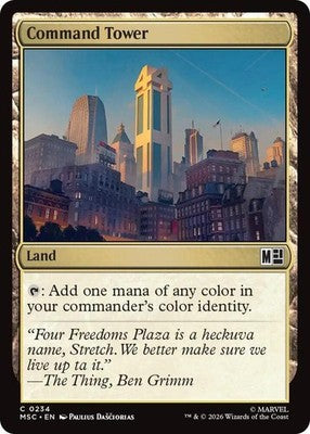 Command Tower MSC 234 NM Magic: The Gathering