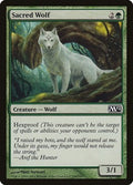 Sacred Wolf M12 194 NM Magic: The Gathering
