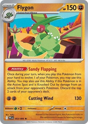 Flygon 053/094 ME02: Phantasmal Flames Reverse Holofoil Pokémon TCG
