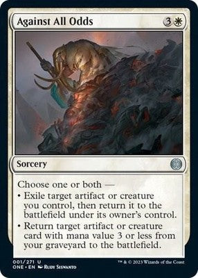 Against All Odds ONE 1 NM Magic: The Gathering