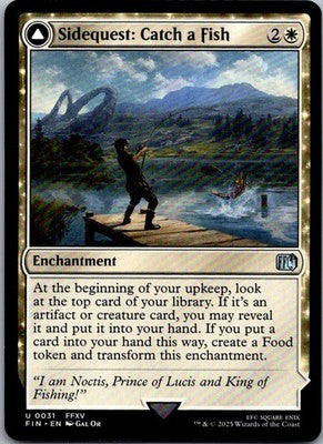 Sidequest: Catch a Fish 31 Uncommon FINAL FANTASY Magic: The Gathering Near Mint