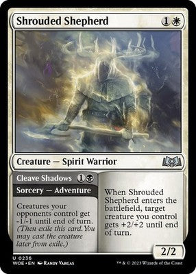 Shrouded Shepherd // Cleave Shadows WOE 236 NM Magic: The Gathering