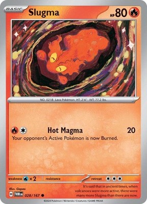 Slugma 028/167 SV06: Twilight Masquerade Pokémon TCG
