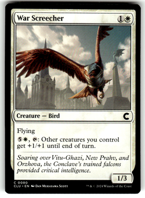 War Screecher Ravnica: Clue Edition 80 C Magic: The Gathering Near Mint