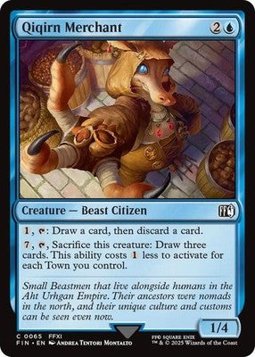 Qiqirn Merchant FIN 65 Foil NM Magic: The Gathering