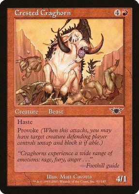 Crested Craghorn LGN 91 LP Magic: The Gathering