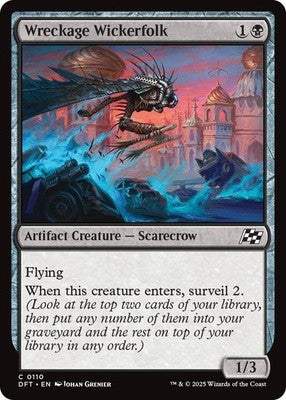 Wreckage Wickerfolk DFT 110 NM Magic: The Gathering