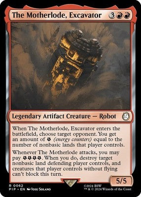 The Motherlode, Excavator PIP 62 NM Magic: The Gathering