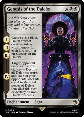 Genesis of the Daleks WHO 69 NM Magic: The Gathering