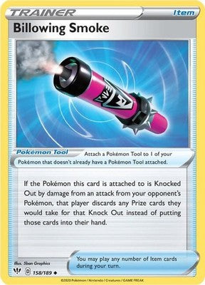 Billowing Smoke 158/189 SWSH03: Darkness Ablaze Pokémon TCG
