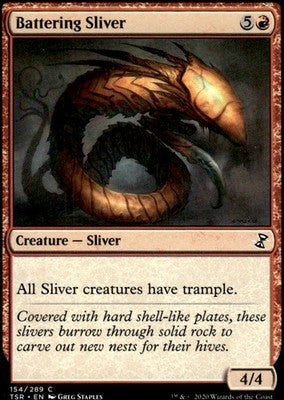 Battering Sliver Time Spiral: Remastered 154 C Magic: The Gathering Near Mint