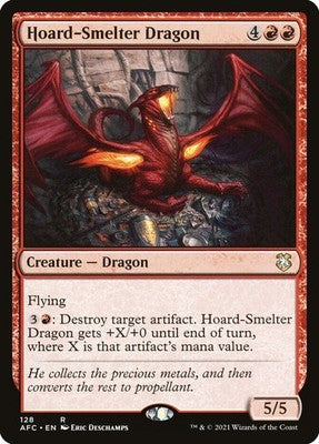 Hoard-Smelter Dragon AFC 128 NM Magic: The Gathering