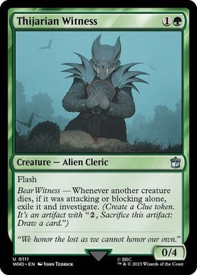 Thijarian Witness WHO 111 NM Magic: The Gathering