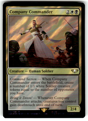 Company Commander (Surge Foil) Universes Beyond: Warhammer 40,000 113 R Foil