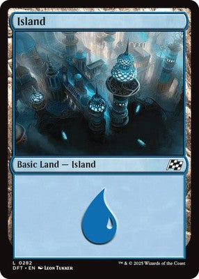 Island DFT 282 NM Magic: The Gathering
