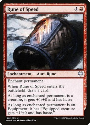 Rune of Speed KHM 148 LP Magic: The Gathering