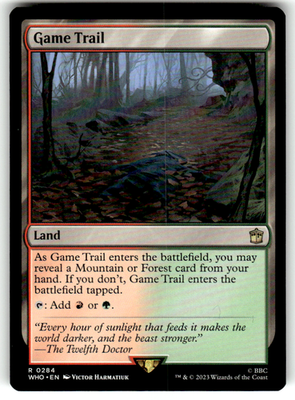 Game Trail Universes Beyond: Doctor Who 284 R Magic: The Gathering Near Mint