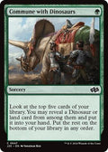 Commune with Dinosaurs J25 647 NM Magic: The Gathering