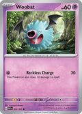 Woobat 032/091 SV: Paldean Fates Reverse Holofoil Pokémon TCG