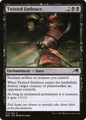 Twisted Embrace NEO 125 Foil NM Magic: The Gathering