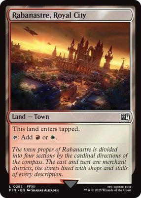 Rabanastre, Royal City FIN 287 Foil NM Magic: The Gathering