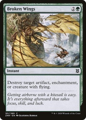 Broken Wings ZNR 181 NM Magic: The Gathering