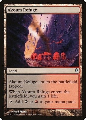 Akoum Refuge DDK 73 NM Magic: The Gathering