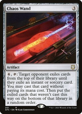 Chaos Wand AFC 201 NM Magic: The Gathering