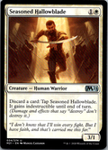 Seasoned Hallowblade Core Set 2021 34 U Magic: The Gathering Near Mint