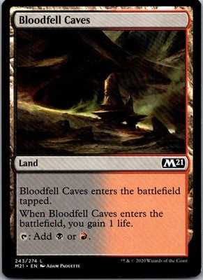 Bloodfell Caves 243 Land Core Set 2021 Magic: The Gathering Lightly Played
