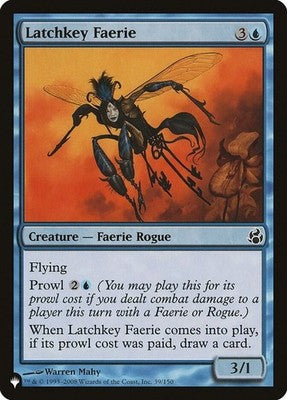 Latchkey Faerie PLST MOR-39 NM Magic: The Gathering
