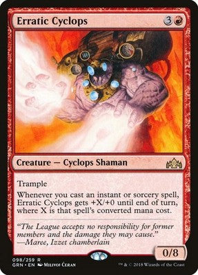Erratic Cyclops GRN 98 NM Magic: The Gathering