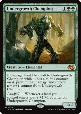 Undergrowth Champion J25 736 NM Magic: The Gathering